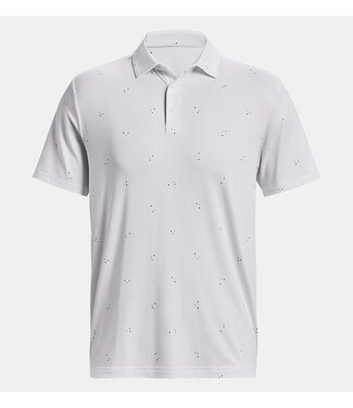 Under Armour Golf Under Armour Playoff Polo 3.0 Print-White/Pink Shock/Midnight Navy