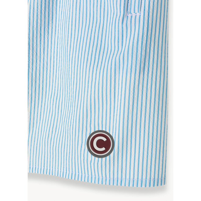 Colmar Uomo Zwembroek Stripe Polvere Blue/Bianco