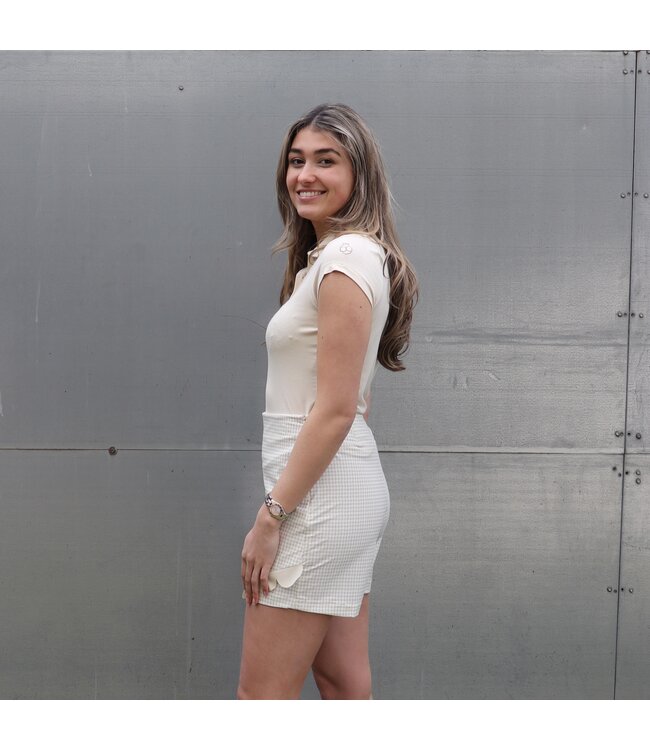 Par 69 Par 69 Bond Skort Coco Print Creme