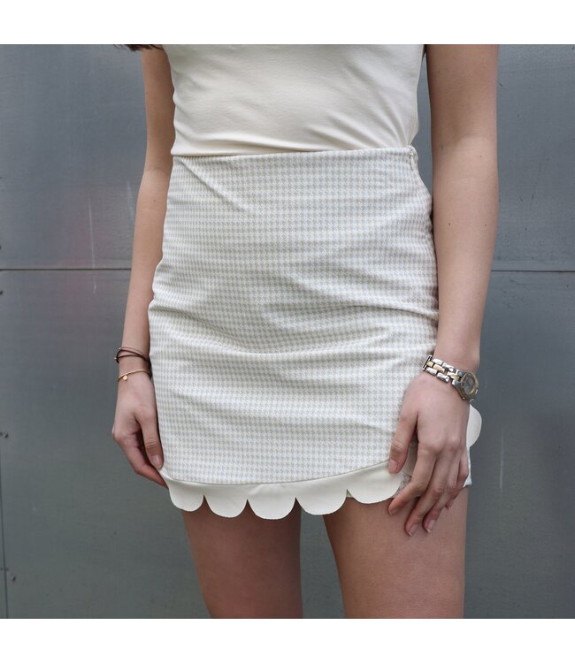 Par 69 Par 69 Bond Skort Coco Print Creme