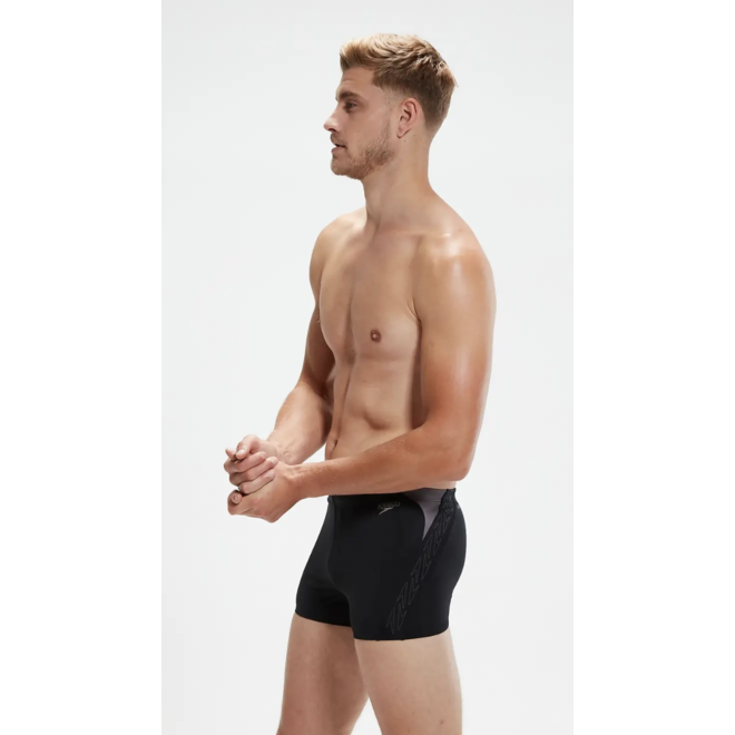 Speedo Heren Aquashort Hyperboom Splice Black/Grey