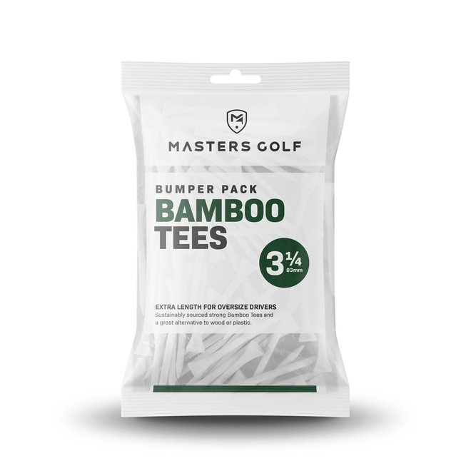 Masters Bamboo Tees 3 1/4 Bumper Bag White 85stk.