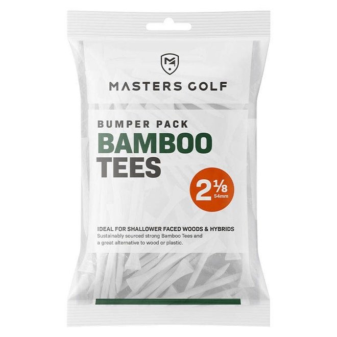 Masters Bamboo Tees 2 1/8 Bumper Bag White 130stk.