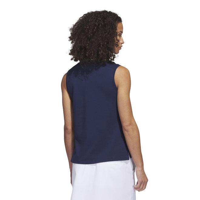 Adidas Dames Go To Sleeveless Polo Navy