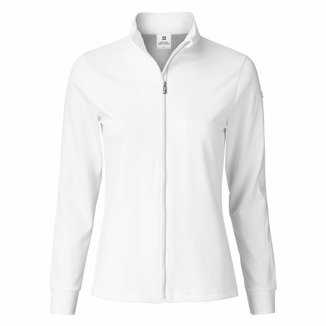 Daily Sports Anne LS Full Zip White