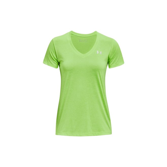 Under Armour Dames Tech V-tshirt Twist Quirky Lime