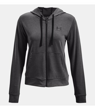 Under Armour Sport Under Armour Dames Rival Terry Full Zip Hoodie Jet Grey