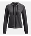 Under Armour Sport Under Armour Dames Rival Terry Full Zip Hoodie Jet Grey