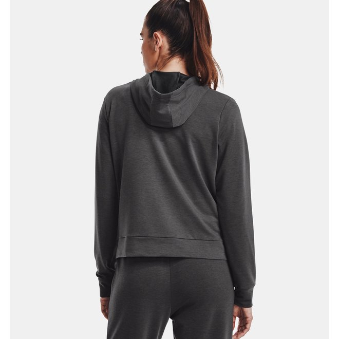 Under Armour Dames Rival Terry Full Zip Hoodie Jet Grey