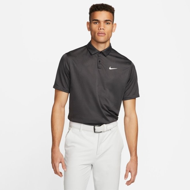 Nike heren Dri Fit Tour Polo Jacquard Anthracite