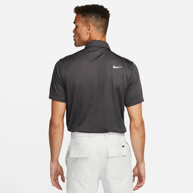 Nike heren Dri Fit Tour Polo Jacquard Anthracite