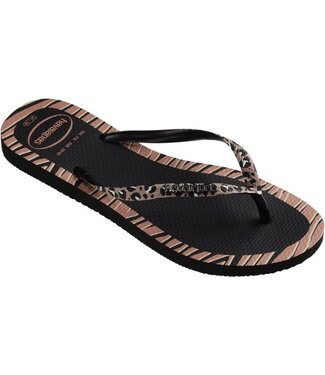 Havaianas Havaianas Dames Slim Animals Fashion Black