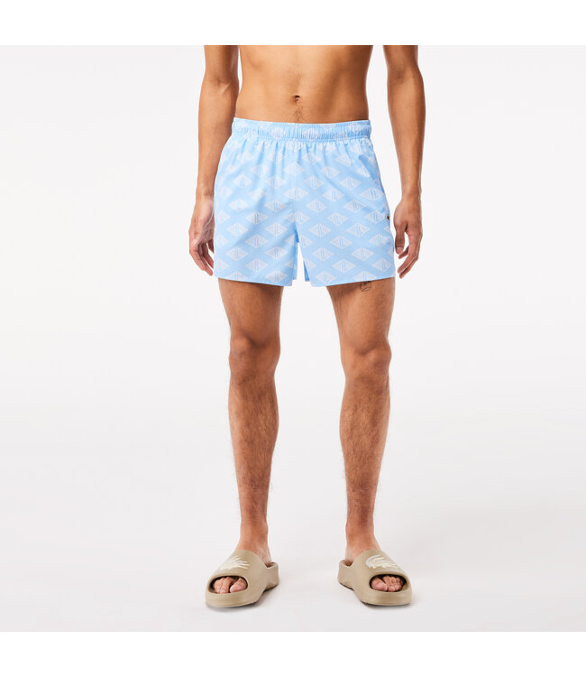Lacoste Lacoste Heren Swimming Trunks 02 Print Overview/Flour