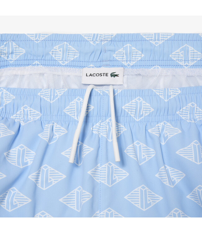 Lacoste Lacoste Heren Swimming Trunks 02 Print Overview/Flour