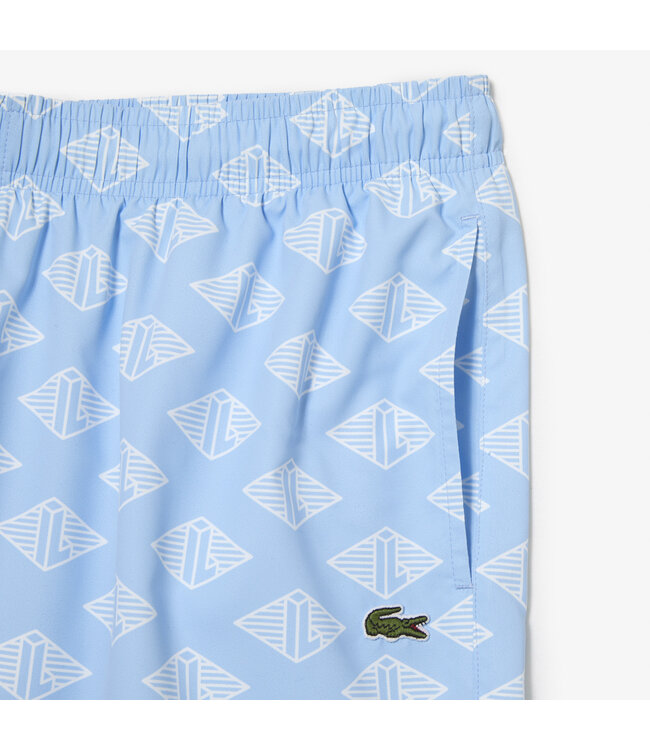 Lacoste Lacoste Heren Swimming Trunks 02 Print Overview/Flour