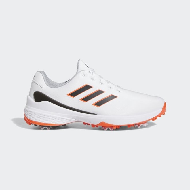 Adidas Heren ZG23 Golfschoen Spikes Cloud White/Black/Solar Red