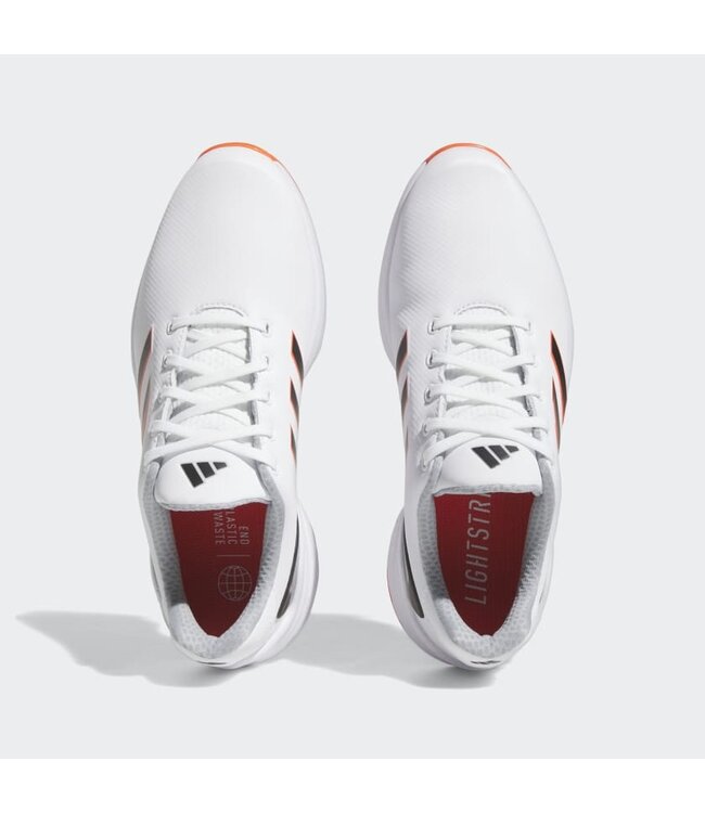 Adidas Adidas Heren ZG23 Golfschoen Spikes Cloud White/Black/Solar Red