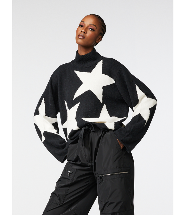 Goldbergh Goldbergh Rising Star Long Sleeve Knit Sweater Black