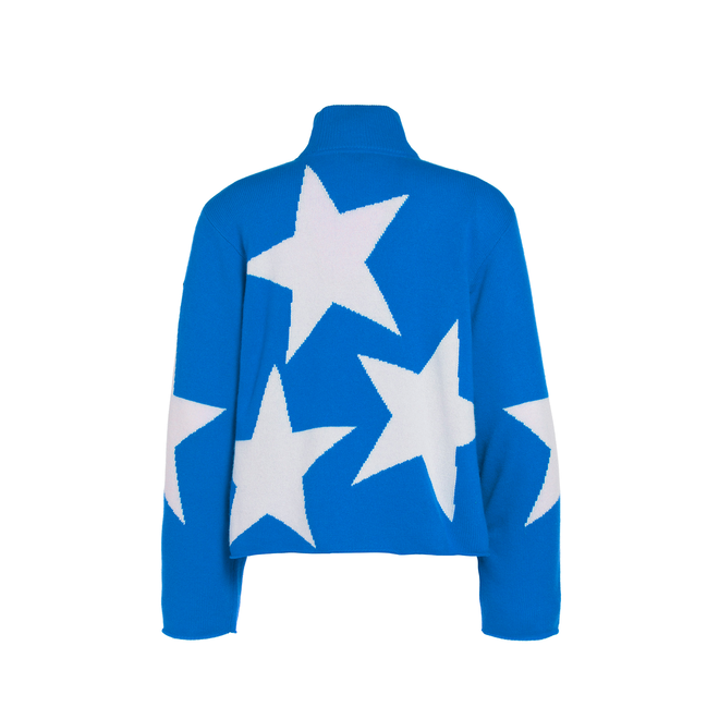 Goldbergh Rising Star Long Sleeve Knit Sweater Electric Blue