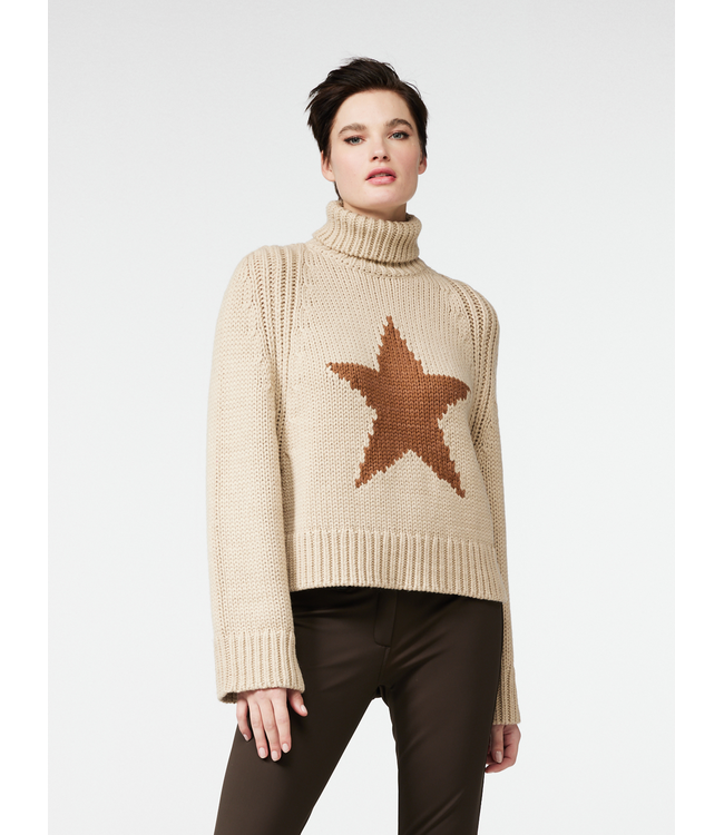 Goldbergh Goldbergh Beauty Long Sleeve Knit Sweater Sand
