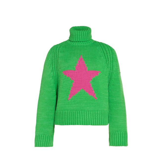 Goldbergh Beauty Long Sleeve Knit Sweater Flash Green