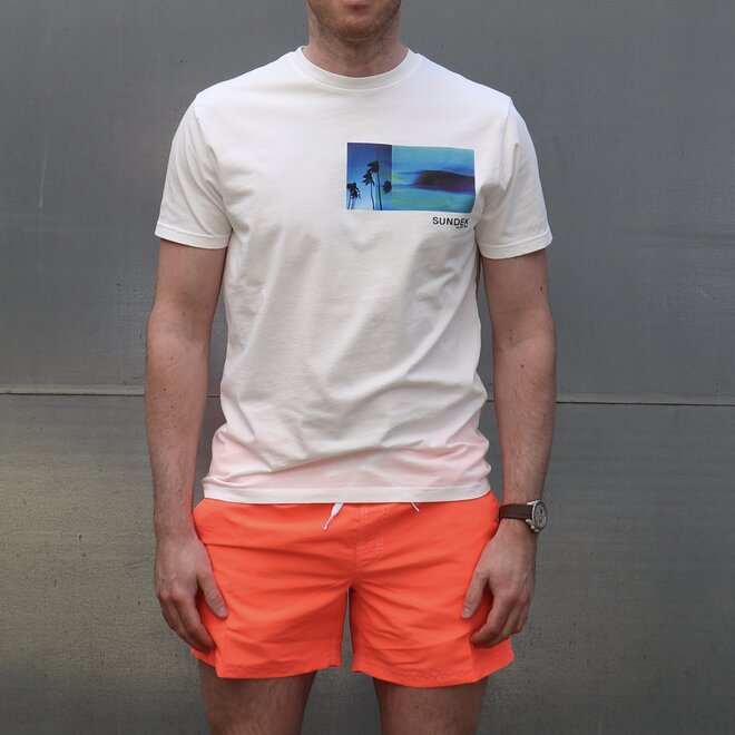 Sundek Heren Boardshort Zwembroek Fluo Orange