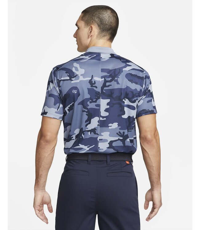 Nike Nike Heren Dri Fit Victory Crestable Camo Polo Slate