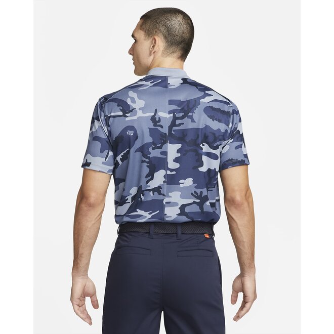 Nike Heren Dri Fit Victory Crestable Camo Polo Slate