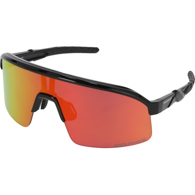 Endurance Alejandro Half-Frame Sports Glass Orange/ Black