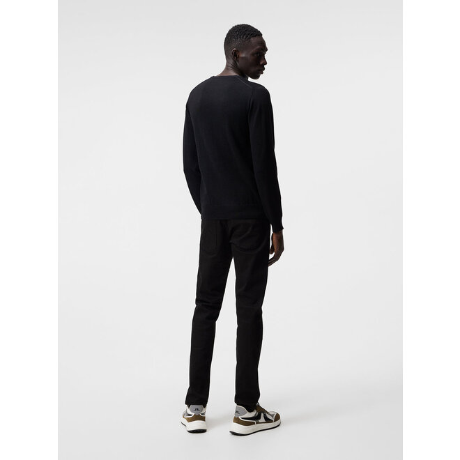 J. Lindeberg Heren Lyle True Merino Knit Black