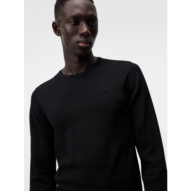 J. Lindeberg Heren Lyle True Merino Knit Black