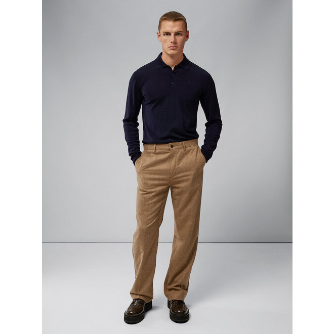 J. Lindeberg Heren Noel Light Merino Polo Navy