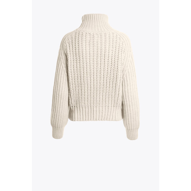 Parajumpers Dames Ellen Turtle Neck Sweater Off White