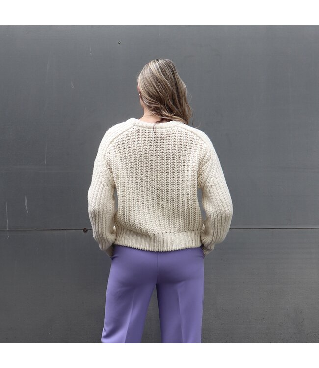 Parajumpers Parajumpers Dames Deanna Crew Neck Sweater Off-White