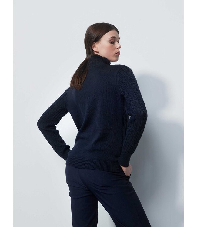 Daily Sports Daily Sports Olivet Long Sleeve Pullover Windstopper Navy