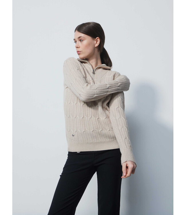 Daily Sports Daily Sports Olivet Long Sleeve Pullover Windstopper Beige