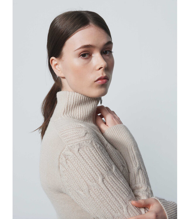 Daily Sports Daily Sports Olivet Long Sleeve Pullover Windstopper Beige