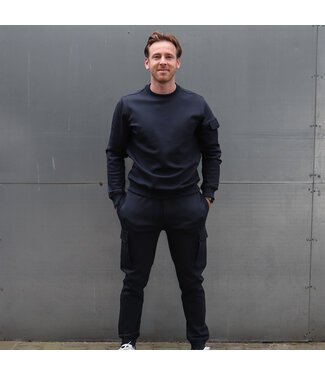 Woolrich Woolrich Heren Light Fleece Sweatpants Melton Blue