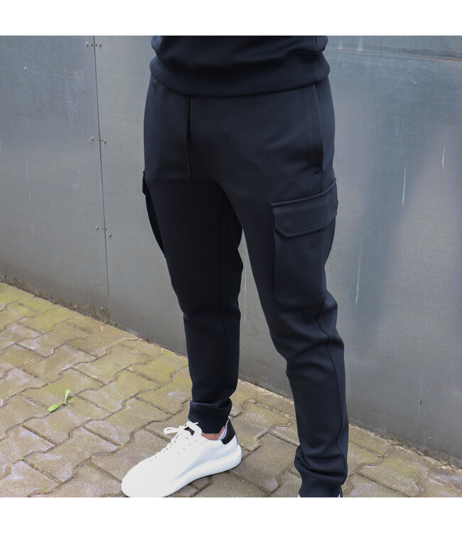 Woolrich Woolrich Heren Light Fleece Sweatpants Melton Blue