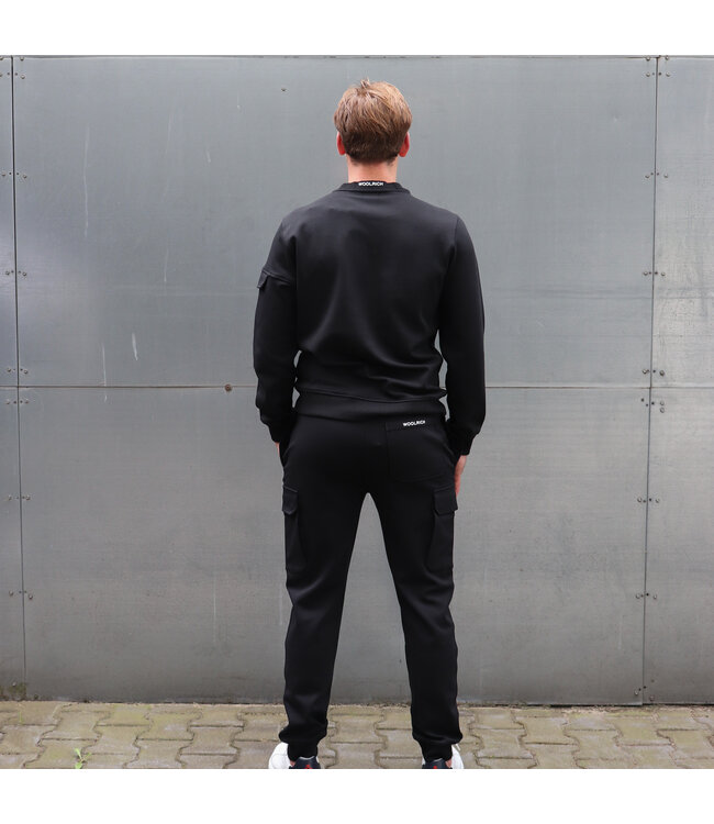 Woolrich Woolrich Heren Light Fleece Sweatpants Black