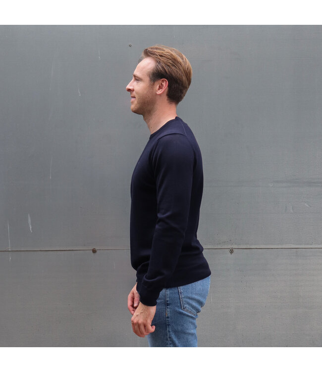 J. Lindeberg J. Lindeberg Heren Lyle True Merino Knit Navy