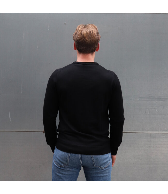 J. Lindeberg J. Lindeberg Heren Lyle True Merino Knit Black