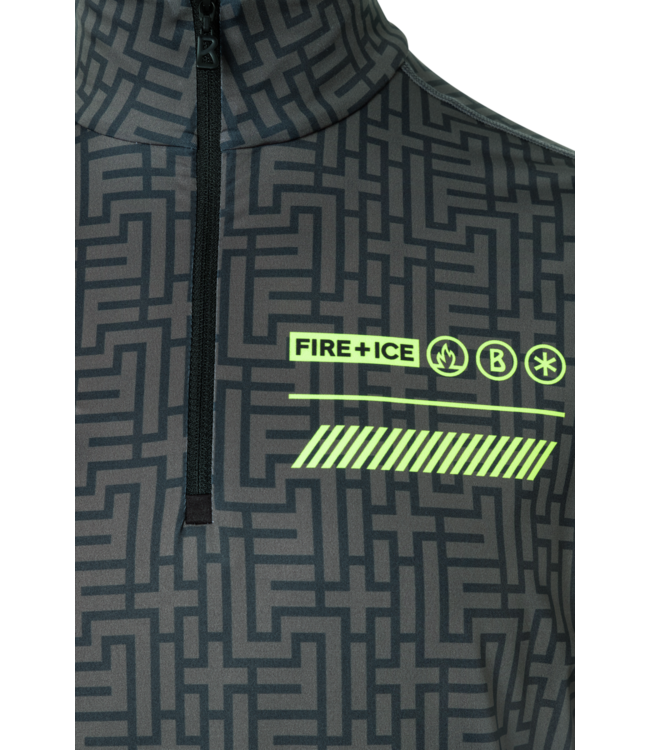 Fire + Ice Fire + Ice Heren Pascal Pully Sublimation Print Multicolor