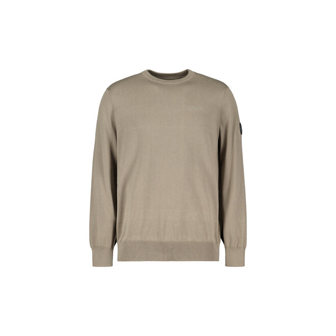 Airforce Heren Knitwear Round Neck Brindle