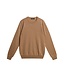 J. Lindeberg J. Lindeberg Heren Lyle Merino Crew Neck Knit Chipmunk Melange