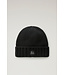 Woolrich Woolrich Dames Merino Wool Logo Beanie One Size