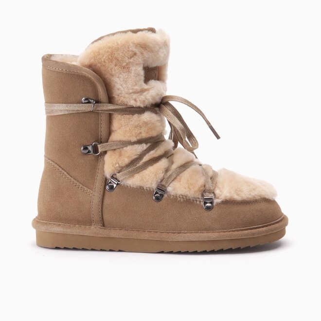 Warmbat Moonbi Dames Suede Boot Camel