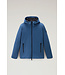 Woolrich Woolrich Heren Pacific Soft Shell Jacket Blue Lobster