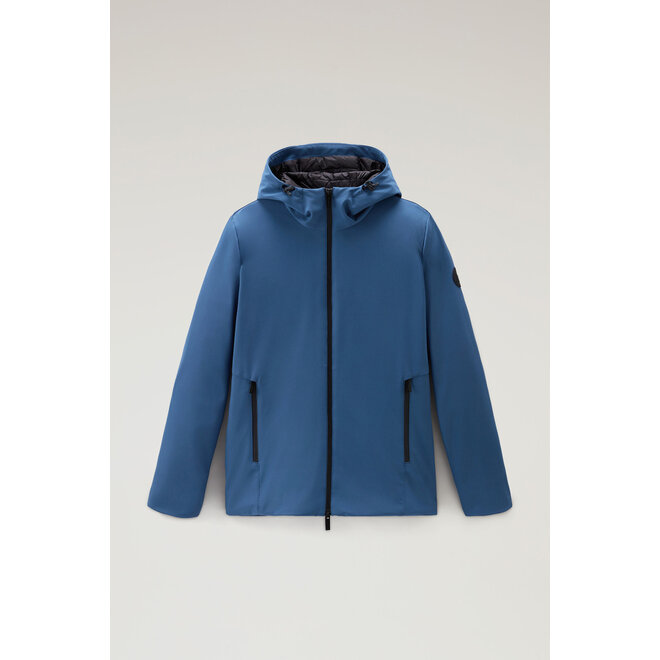 Woolrich Heren Pacific Soft Shell Jacket Blue Lobster