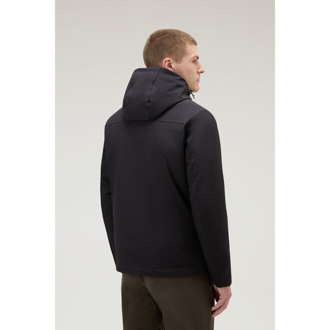 Woolrich Heren Pacific Soft Shell Jacket Black